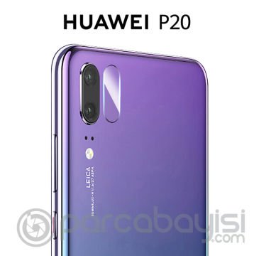 Huawei P20 Yüksek Çözünürlüklü Kamera Lens Koruma Camı