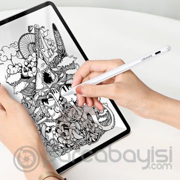 USAMS US-ZB135 Palm Rejection Aktif Kapasif Stylus Kalem