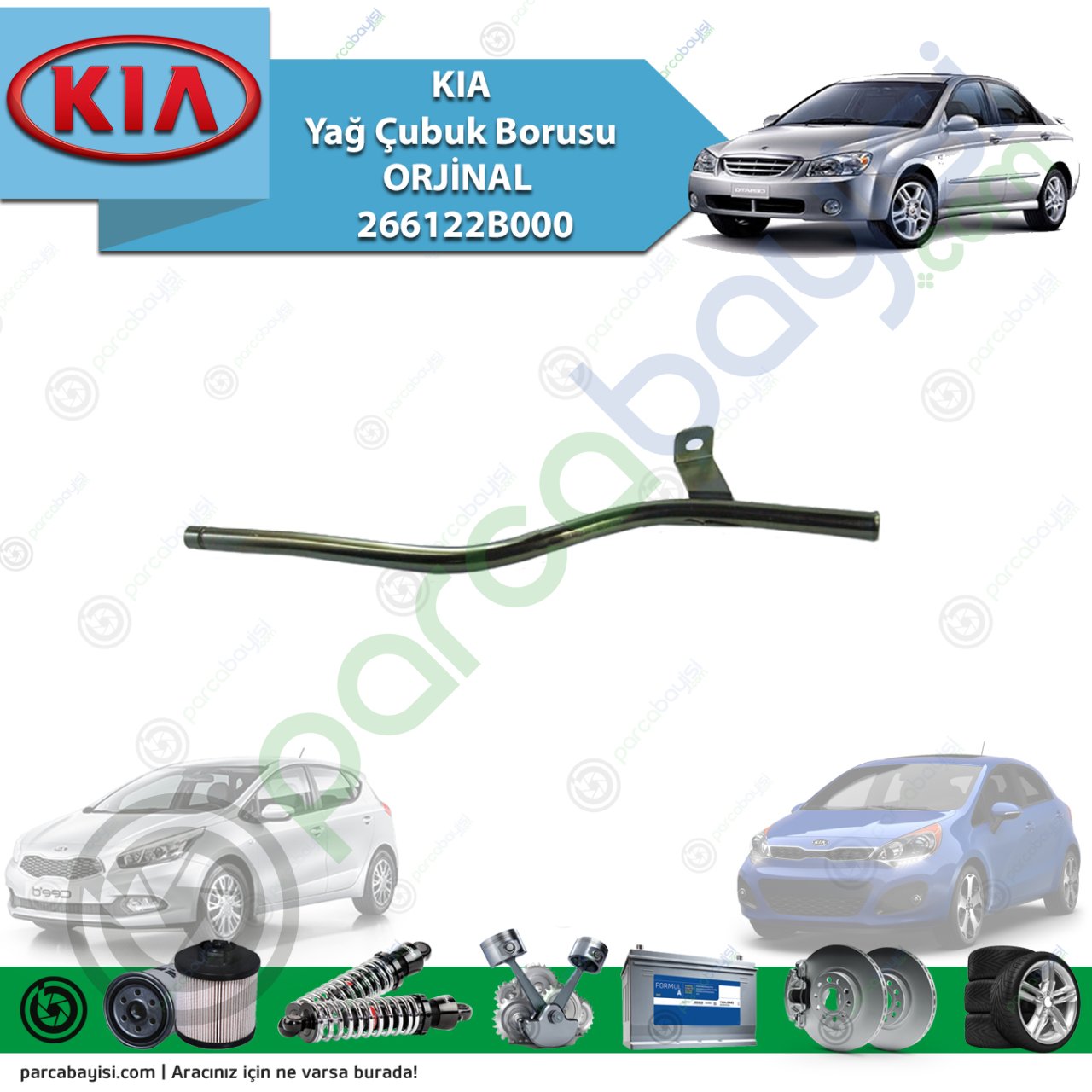 Kia Yağ Çubuk Borusu Orijinal | 266122B000