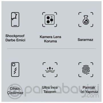 ALLY SM Galaxy S21 - S30 Kamera Korumalı Premium Silikon Kılıf
