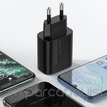 KUULAA USB  QC3.0 18W  Hızlı Şarj Cihazı Şarj Aleti