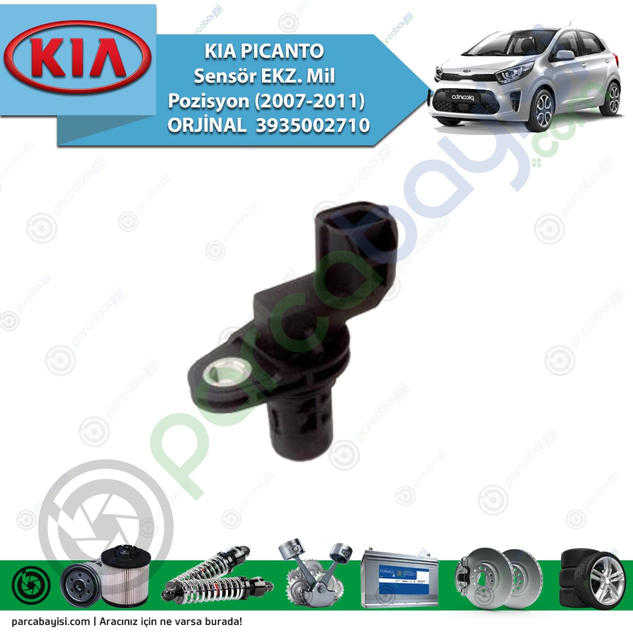 Kia Pıcanto Sensör Ekz. Mil Pozisyon (2007-2011) Orijinal | 3935002710