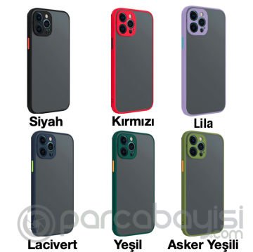 iPhone 12 Pro 6.1inç Kamera Korumalı Premium Silikon Kılıf
