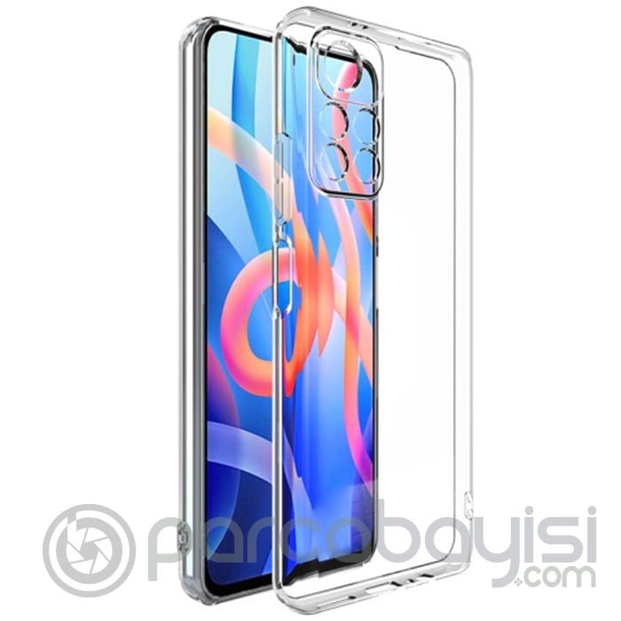Ally Xiaomi Redmi Note 11 5G Kılıf Kamera Korumalı Ultra İnce Şeffaf Silikon Kılıf