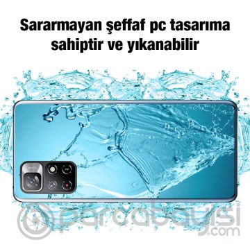 Ally Xiaomi Redmi Note 11 5G Kılıf Kamera Korumalı Ultra İnce Şeffaf Silikon Kılıf