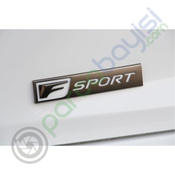 F Sport Siyah Metal 3D Amblem Logo Orjinal Style
