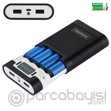 Haweel Diy 4X18650 Dijital Göstergeli Pil powerbank kutusu