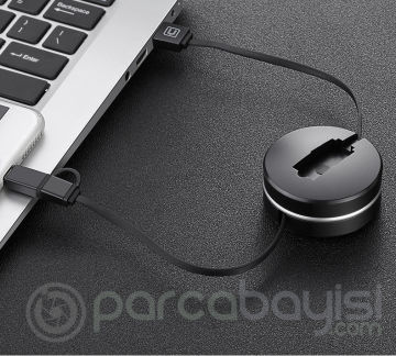 Cafele 2in1 İphone Ve Micro Usb Hızlı Usb Data Kablo