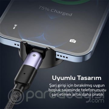 KUULAA Universal Mıknatıslı Standlı Cep Telefon Araç Tutucu Aluminum