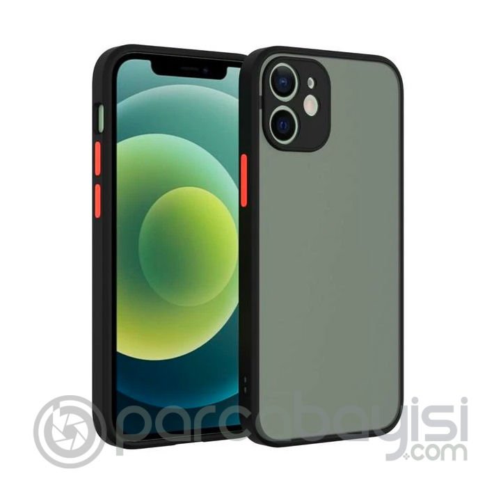 iPhone 12 Mini 5.4inç Kamera Korumalı Premium Silikon Kılıf