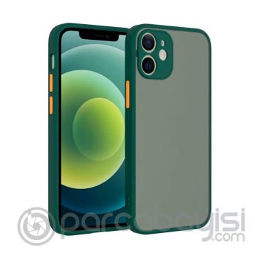 iPhone 12 Mini 5.4inç Kamera Korumalı Premium Silikon Kılıf