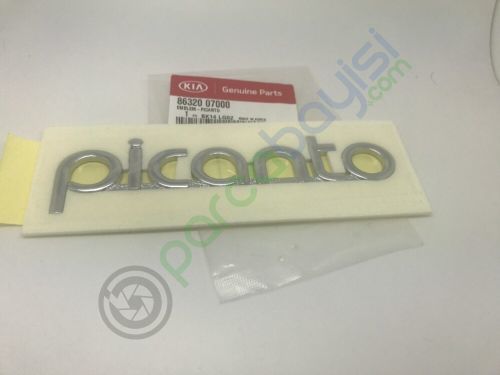 Kia Picanto Amblem Picanto Orjinal | 8632007000