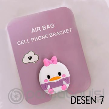 Ally 3d Sevimli Hayvanlar Pop Stand Telefon Tutucu