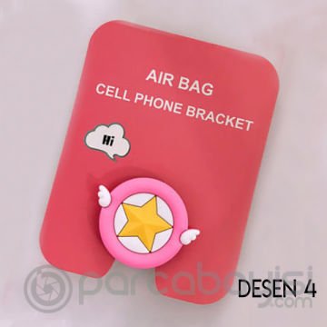 Ally 3d Sevimli Hayvanlar Pop Stand Telefon Tutucu