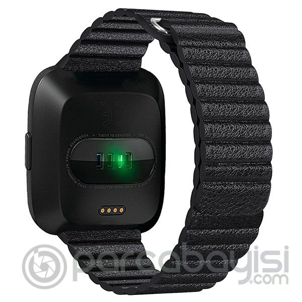 Fitbit Versa Akıllı Saat Kayış Deri Loop Kayış Kordon