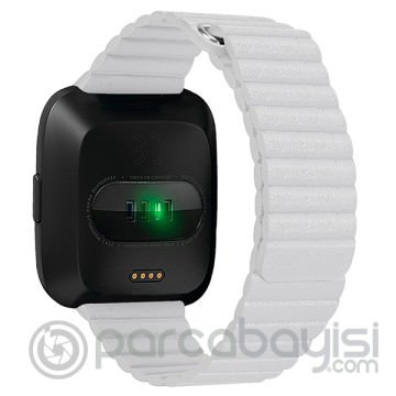 Fitbit Versa Akıllı Saat Kayış Deri Loop Kayış Kordon