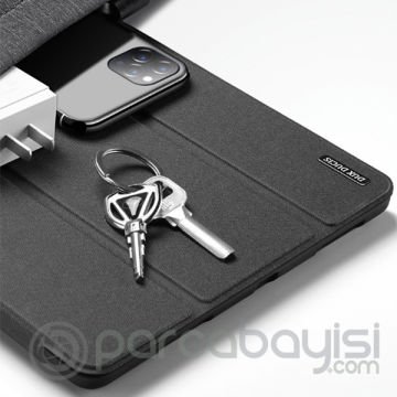 DUX DUCİS iPad Air 4 10.9 Kılıf Kalem Yerli Soft Tpu Mıknatıslı Kılıf (Domo)