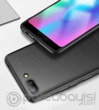 Huawei Honor 9i Slim Fit Soft Premium Silikon Kamera Korumalı Kılıf