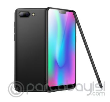 Huawei Honor 9i Slim Fit Soft Premium Silikon Kamera Korumalı Kılıf