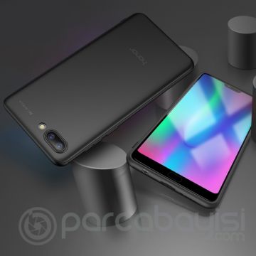 Huawei Honor 9i Slim Fit Soft Premium Silikon Kamera Korumalı Kılıf
