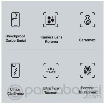 Xiaomi Mi 10T - Mi 10T Pro Kamera Korumalı Premium Silikon Kılıf