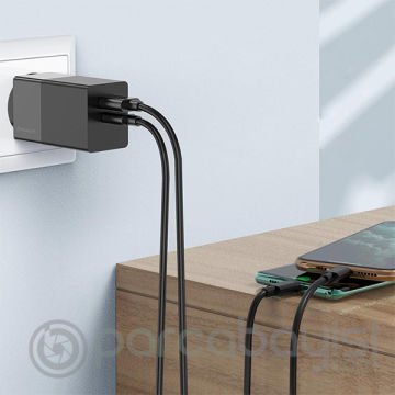 KUULAA 65W Gan Hızlı Şarj Aleti QC-PD 3.0 Hızlı Macbook Pro Şarj Aleti