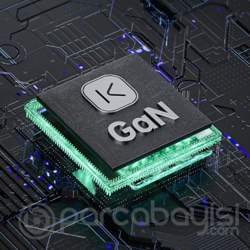 KUULAA 65W Gan Hızlı Şarj Aleti QC-PD 3.0 Hızlı Macbook Pro Şarj Aleti