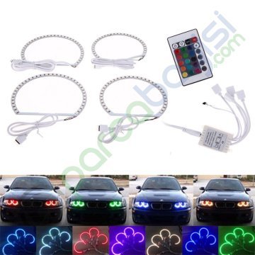 Bmw Angel Eyes 7 Renk Rgb Led Uzaktan Kumandalı (E36-E38-E39-E46)
