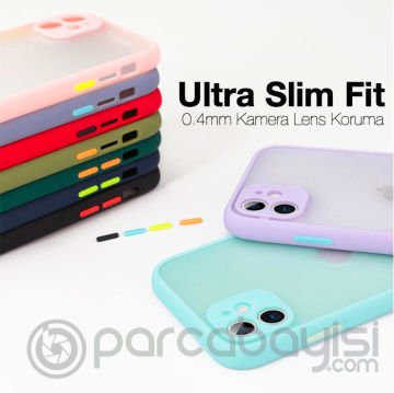 iPhone 11 6.1inç Kamera Korumalı Premium Silikon Kılıf