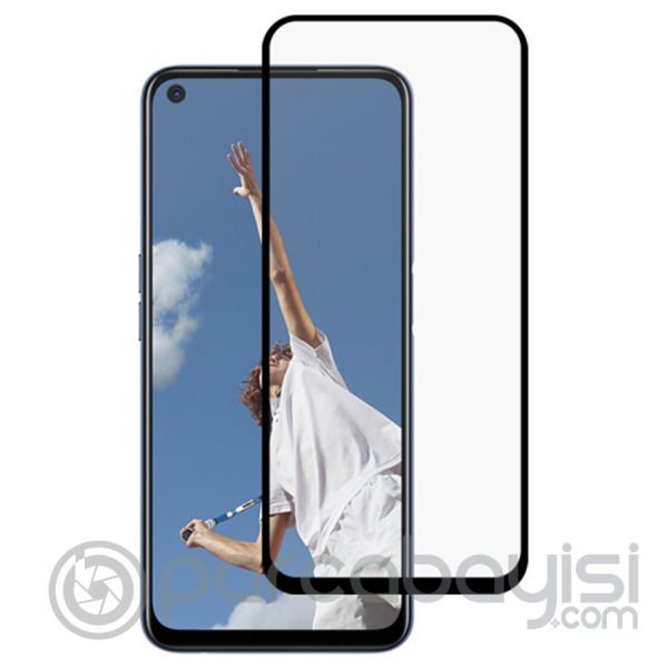 OPPO A52-A92  Full Glue Tempered Cam Ekran Koruyucu