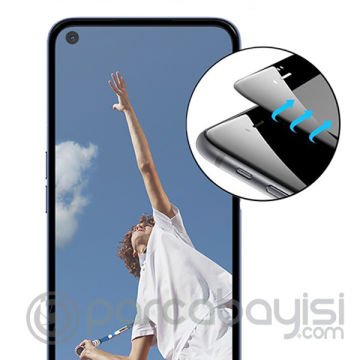 OPPO A52-A92  Full Glue Tempered Cam Ekran Koruyucu