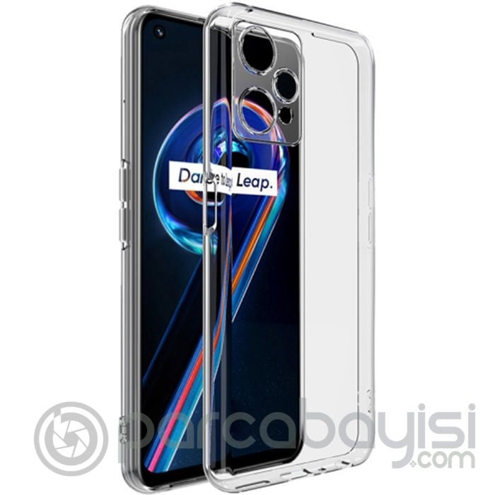 Ally Realme 9 Pro Kılıf Kamera Korumalı Ultra İnce Şeffaf Silikon Kılıf