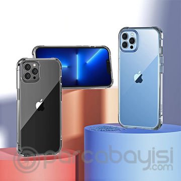 iPhone 13 Pro Max 6.7inç Shockproof Darbe Emici Silikon Kılıf