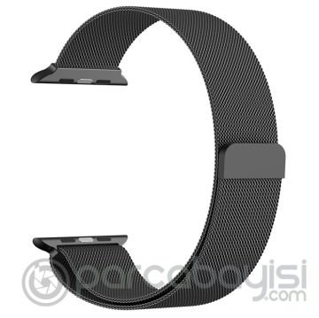 Ally Apple Watch 7-8 41mm 6-5-4 40mm Kayış Kordon Metal Milano Loop 3-2-1 38mm