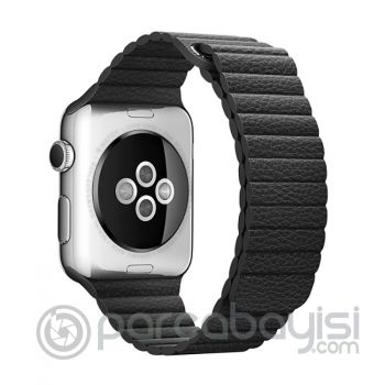Ally Apple Watch 7-8 45mm 6-5-4 44mm Deri Loop Kayış Kordon 3-2-1 42mm