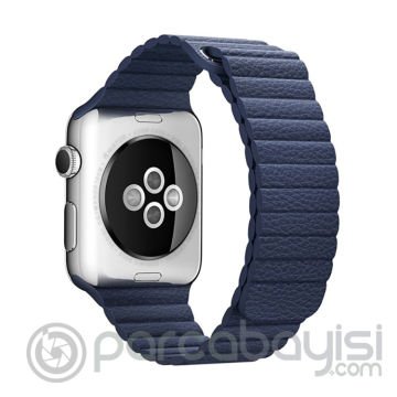 Ally Apple Watch 7-8 45mm 6-5-4 44mm Deri Loop Kayış Kordon 3-2-1 42mm