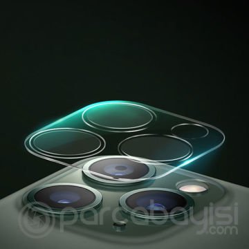 iPhone 12 Pro Max 6.7  Full Tempered Kamera Koruyucu Kırılmaz Cam