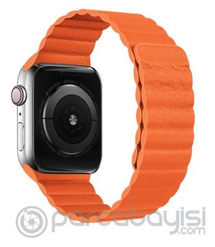 Ally Apple Watch 7-8 45mm 6-5-4 44mm Deri Loop Kayış Kordon 3-2-1 42mm