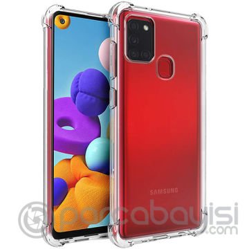 SM Galaxy A21S (SM-A12) Anti-Drop Shockproof Darbe Emici Silikon Kılıf