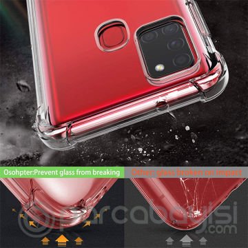 SM Galaxy A21S (SM-A12) Anti-Drop Shockproof Darbe Emici Silikon Kılıf