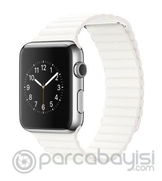 Ally Apple Watch 7-8 41mm 6-5-4 40mm Deri Loop Kayış Kordon 3-2-1 38mm