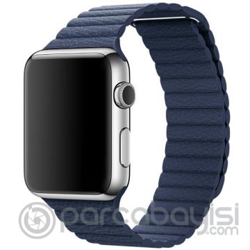 Ally Apple Watch 7-8 41mm 6-5-4 40mm Deri Loop Kayış Kordon 3-2-1 38mm