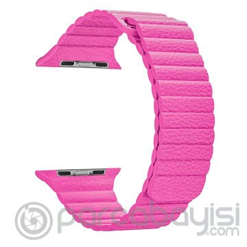 Ally Apple Watch 7-8 41mm 6-5-4 40mm Deri Loop Kayış Kordon 3-2-1 38mm
