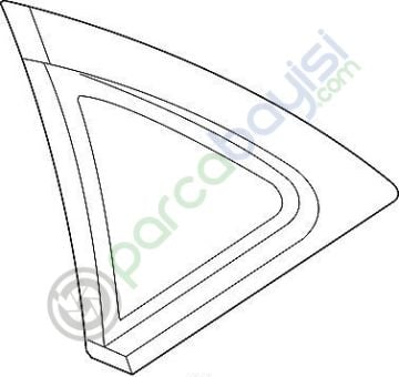 Rio Arka Kapı Köşe Bakaliti Sol H/B Orjinal | 878101G300