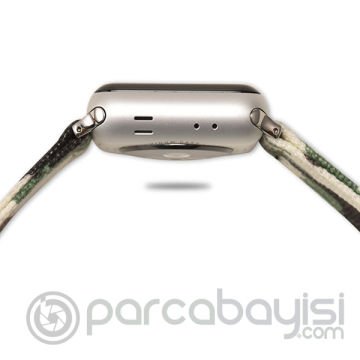 Ally Apple Watch 7-8 45mm 6-5-4 44mm Jeep Nylon Kayış Kamuflaj 3-2-1 42mm