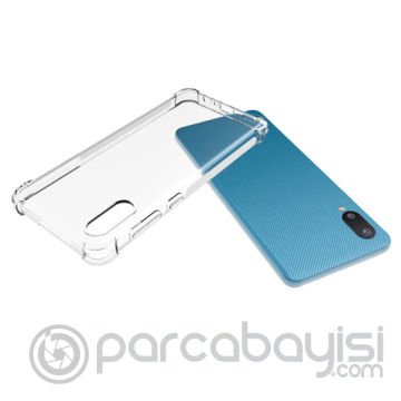 SM Galaxy A02 - M02 Anti-Drop Shockproof Darbe Emici Silikon Kılıf