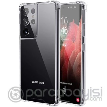 SM Galaxy S21 Ultra - S30 Ultra Shockproof Darbe Emici Silikon Kılıf