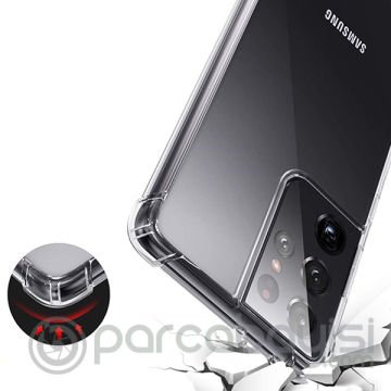SM Galaxy S21 Ultra - S30 Ultra Shockproof Darbe Emici Silikon Kılıf