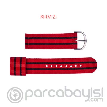 Ally Apple Watch İçin  Canvas Dikişli Kayış
