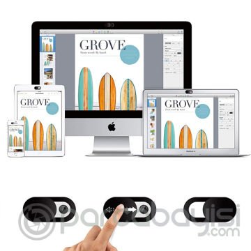 ALLY 3 Adet Webcam Cover Notebook ve Telefon Kamera Kapatıcı Gizleyici